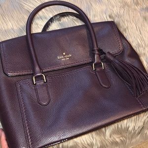 Kate Spade burgundy handbag